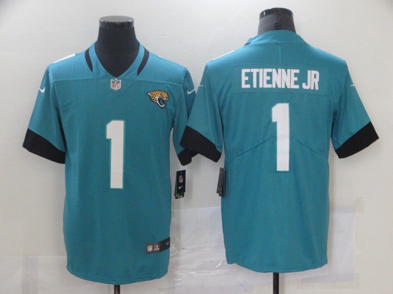 Men Jacksonville Jaguars #1 Etienne jr Green Nike Vapor Untouchable Limited 2021 NFL Jersey->jacksonville jaguars->NFL Jersey